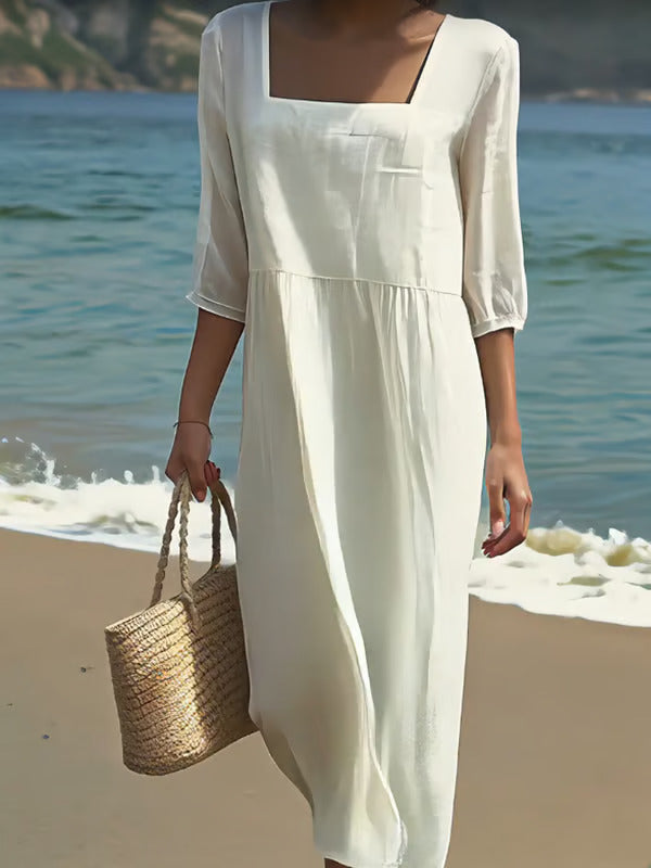 Lunelle | Abito in lino casual