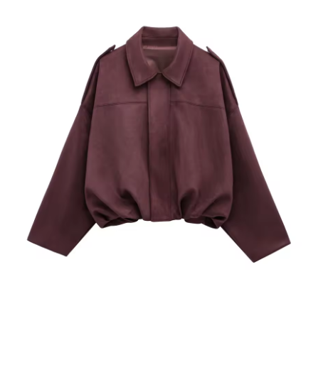 Giacca Scamosciata Oversize Giada™ – Perfetta per la Mezza Stagione
