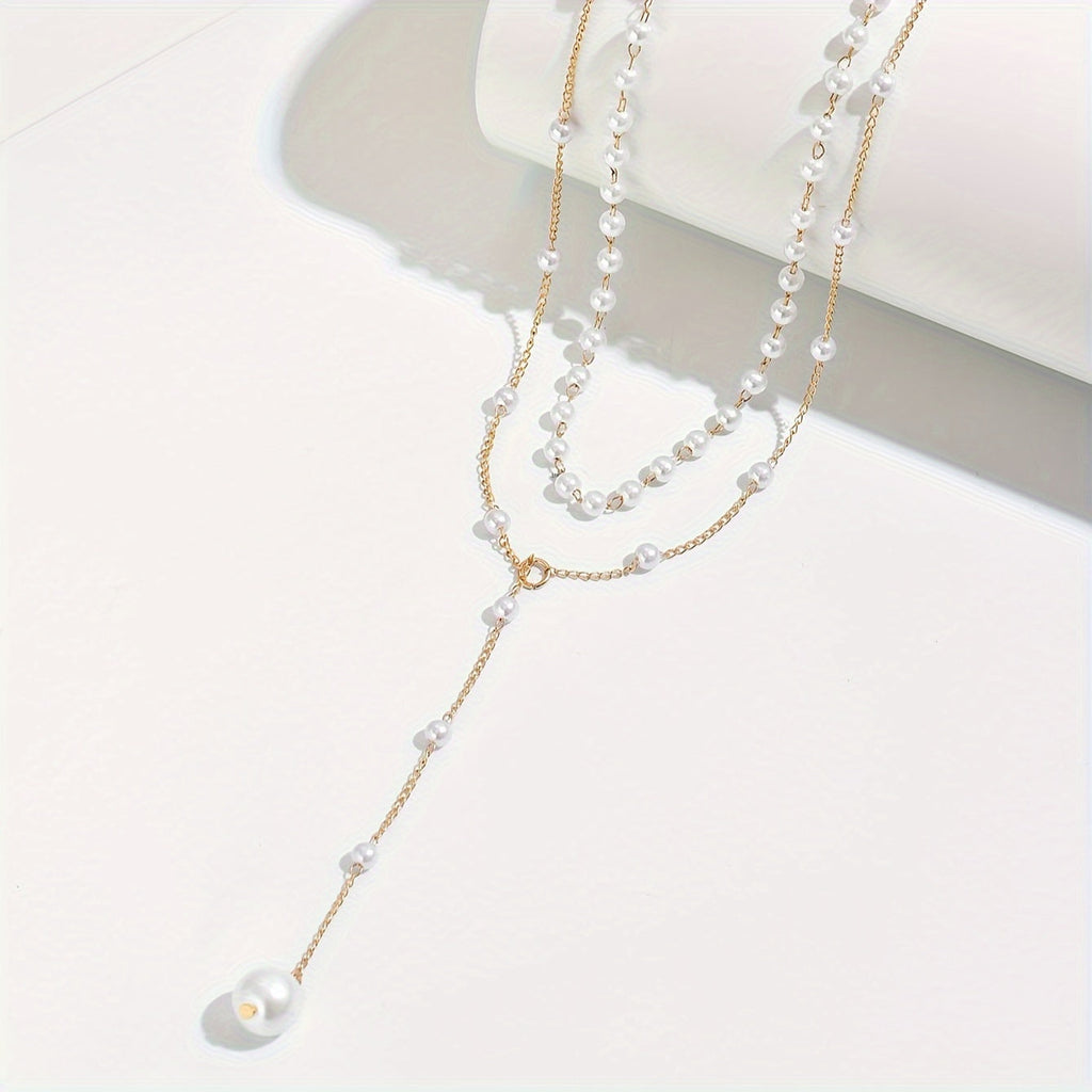 Mylah - Collana con perle a strati