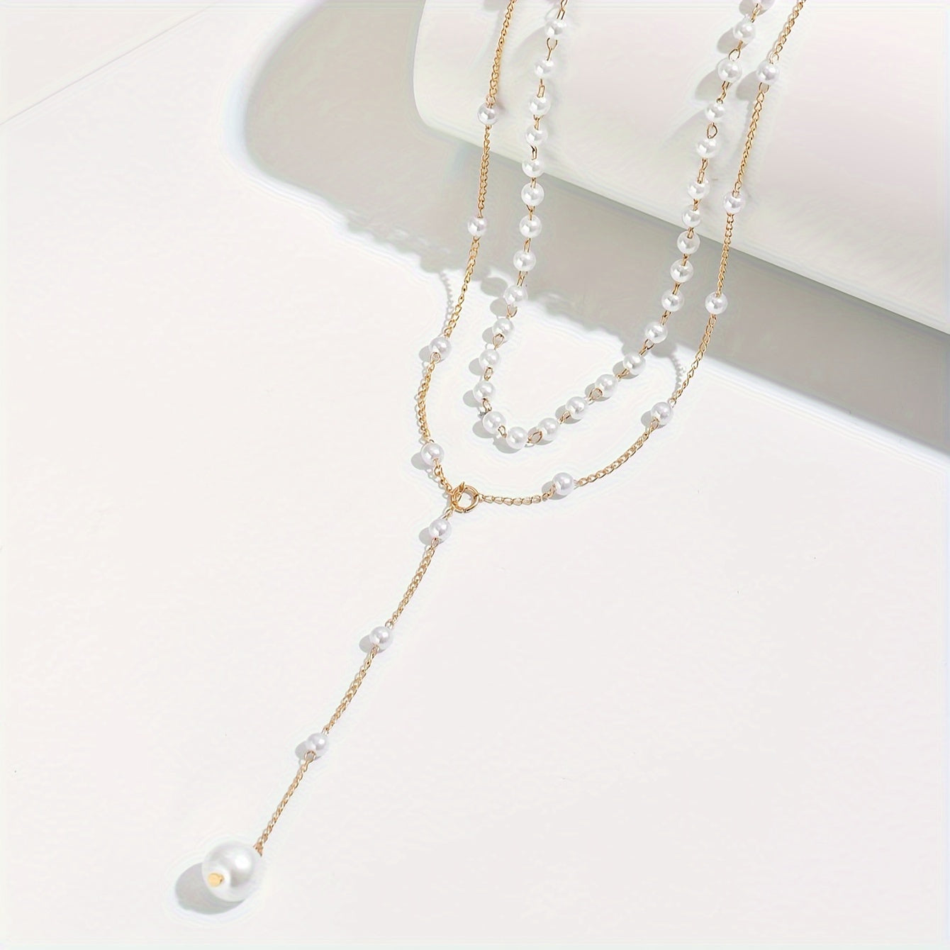 Mylah - Collana con perle a strati