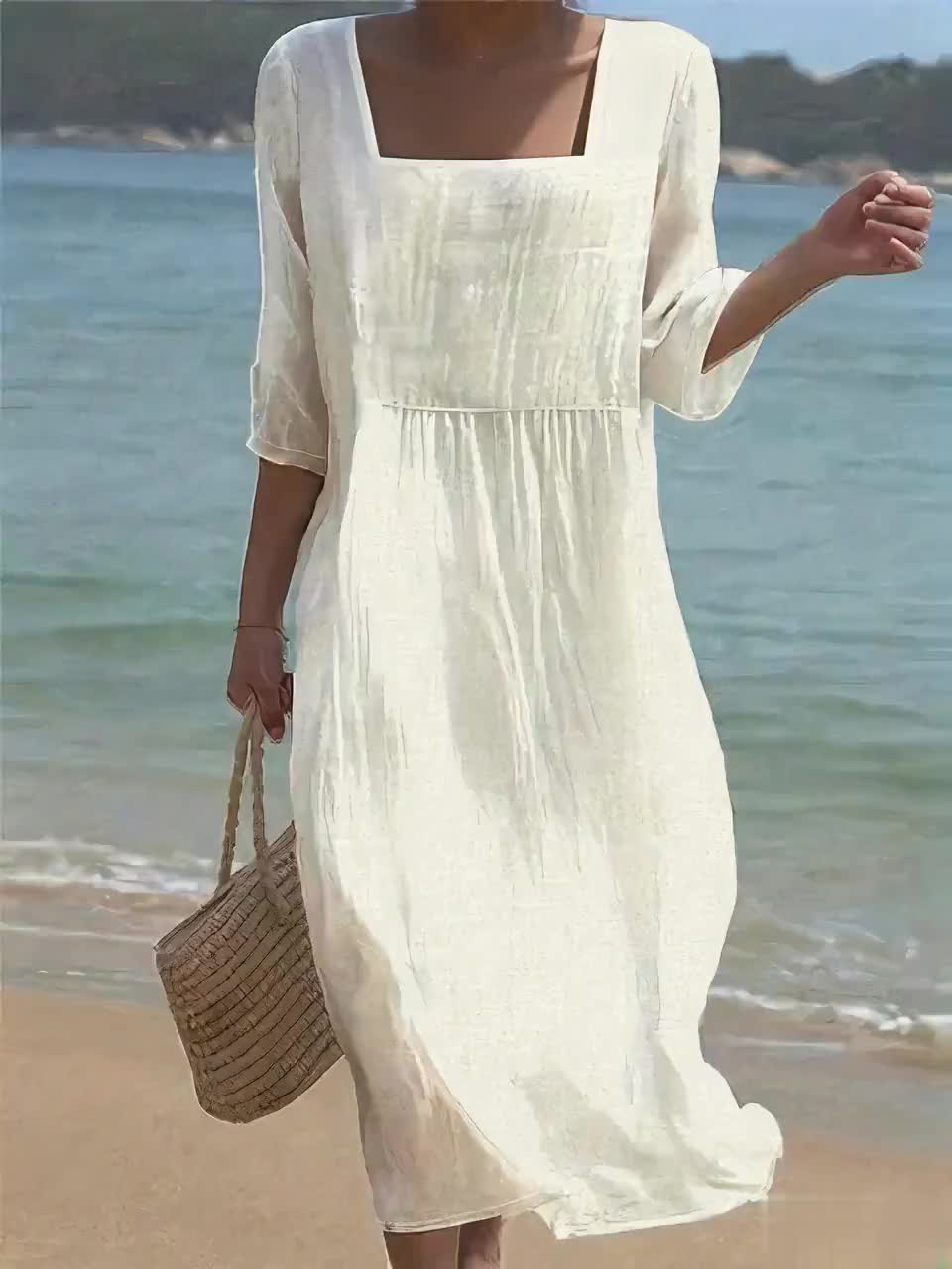 Lunelle | Abito in lino casual