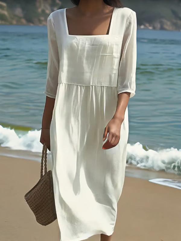 Lunelle | Abito in lino casual