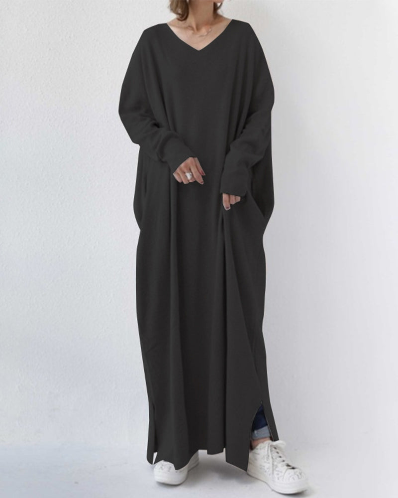 Eudora - Abito V-Neck Elegante e Casual