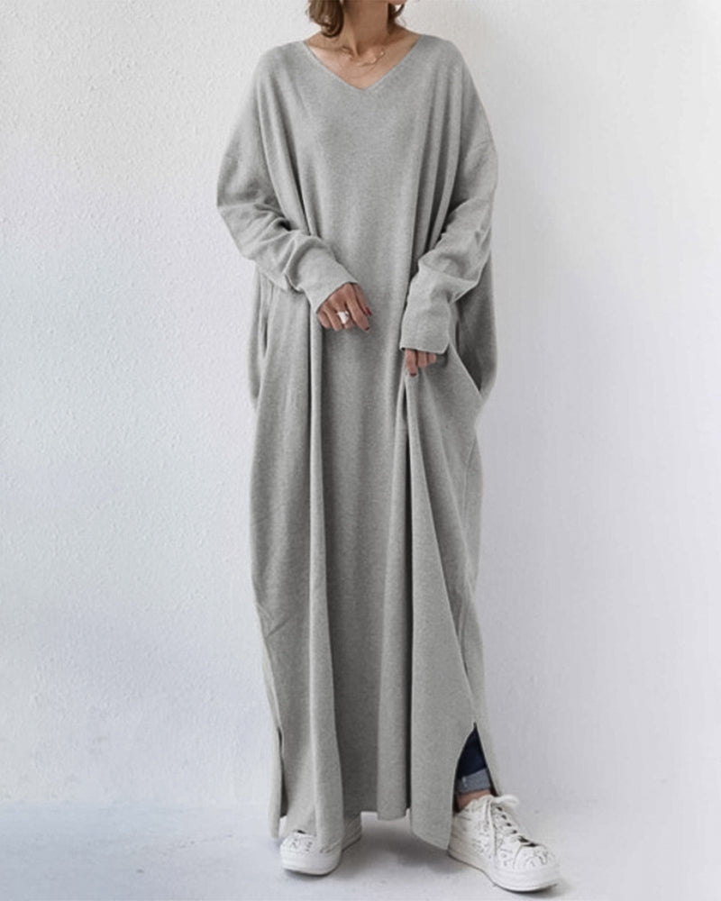 Eudora - Abito V-Neck Elegante e Casual