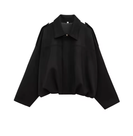 Giacca Scamosciata Oversize Giada™ – Perfetta per la Mezza Stagione