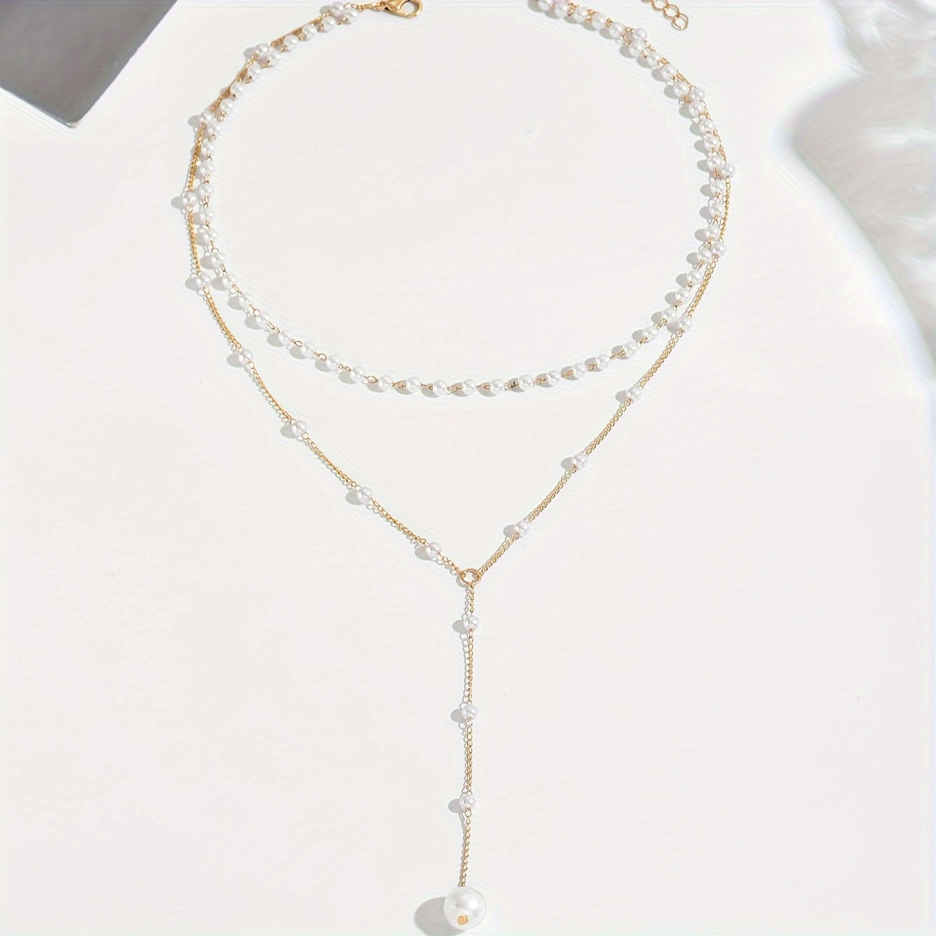 Mylah - Collana con perle a strati