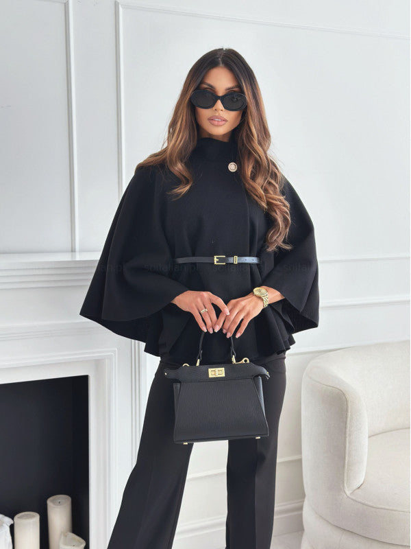 LEA | Elegante giacca con cintura a farfalla