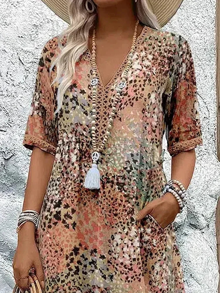 Lina™ | Abito leggero con scollo a V