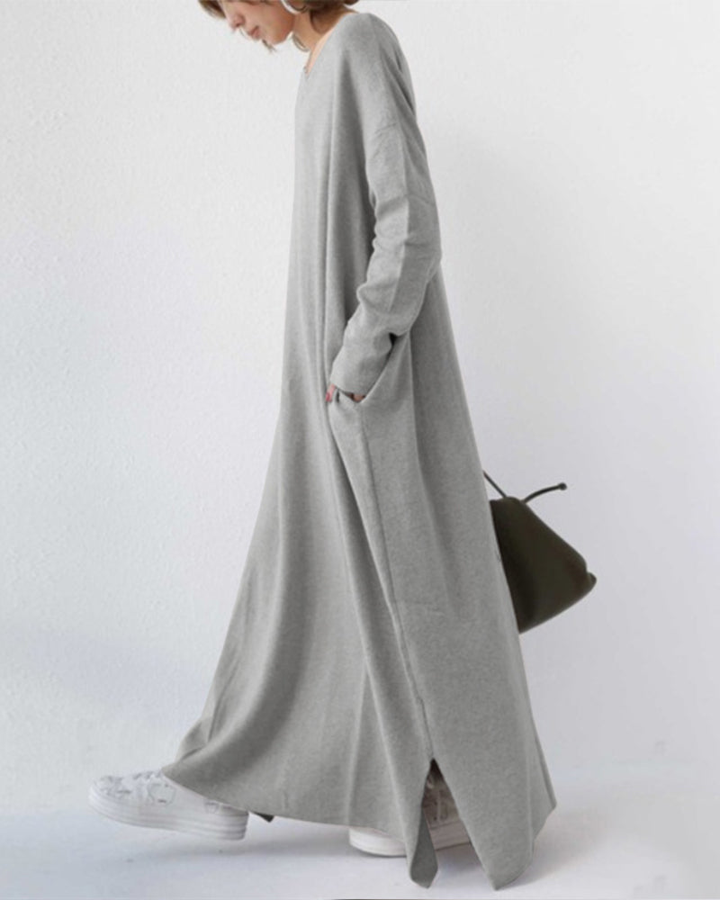Eudora - Abito V-Neck Elegante e Casual