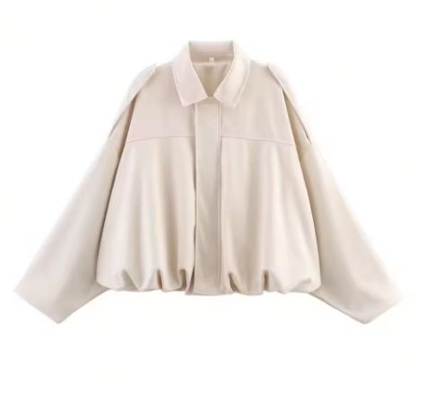 Giacca Scamosciata Oversize Giada™ – Perfetta per la Mezza Stagione