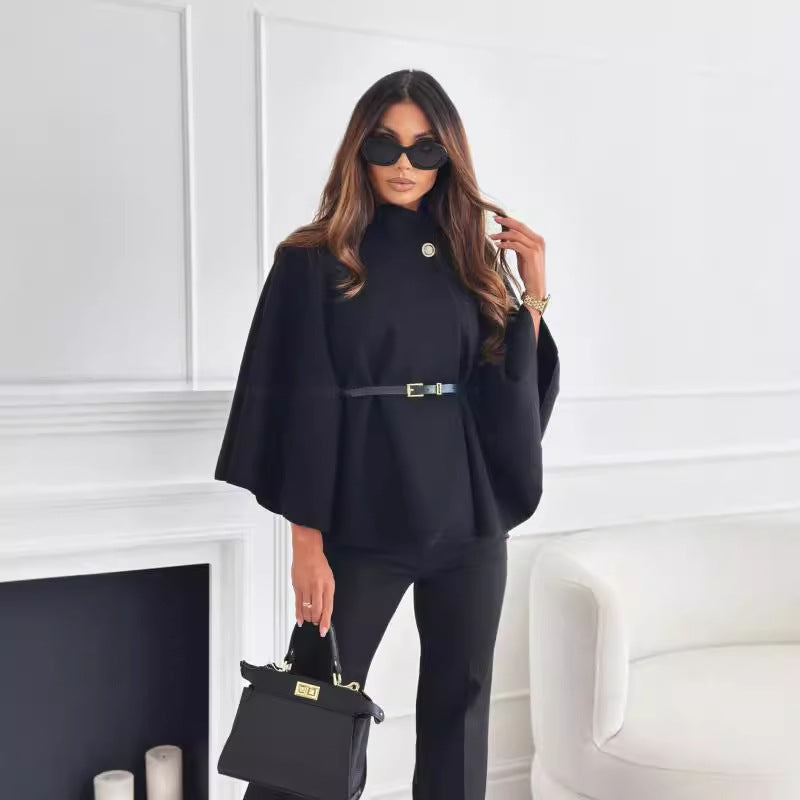 LEA | Elegante giacca con cintura a farfalla